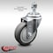Service Caster 4 Inch SS Thermoplastic Rubber Wheel Swivel 1/2 Inch Threaded Stem Caster SCC SCC-SSTS20S414-TPRB-121315 - alternate 4